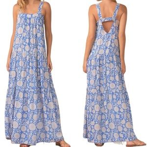 Elan Sadie Tiered Maxi Tank Dress